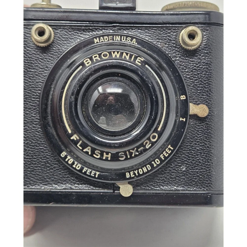Kodak Brownie Flash Six-20 Vintage Box Camera 1946-1955 Made in USA